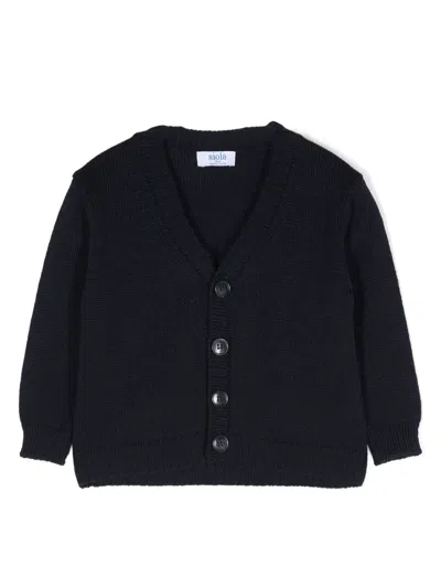 Siola Babies' Merino-wool Jumper In Blue