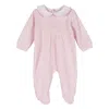 Siola Onesie With Front Embroidery In Rosa