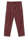 Siola Pleat-detail Trousers In Red