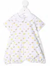 Siola Rainbow-print Cotton Shorties In 白色