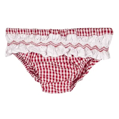 Siola Kids' Costume Slip Rosso A Quadri