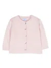 Siola Ribbed-trim Cardigan In Pink