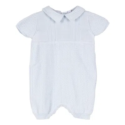 Siola Babies' Pagliaccetto Con Ricami In Cielo