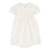 Siola Romper With Front Embroidery In Panna