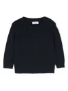 Siola Round-neck Button-fastening Jumper In Blue