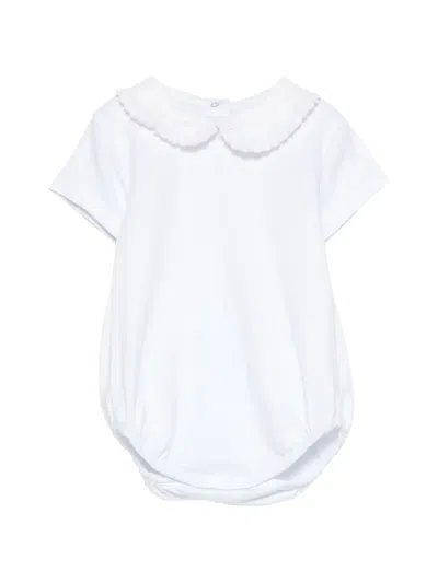 Siola Babies' Ruffled-detail Body In White