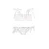 Siola Bikini In Pizzo Sangallo In Bianco