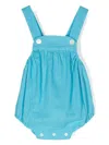 Siola Short Sleeveless Dungarees In Blue