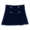Siola Skirt With Decorative Buttons In Blu