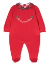 Siola Slogan-embroidered Long-sleeve Tracksuit In Red