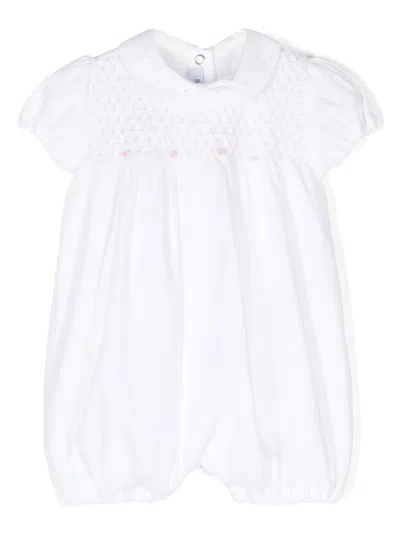 Siola Babies' Smocked-panel Shorties In White
