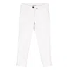 Siola Pantaloni Bianchi Tinta Unita In Bianco