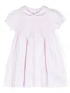Siola Striped Cotton Dress Set In Pink