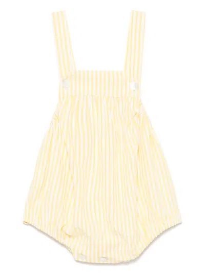 Siola Babies' Striped Shorties In Yellow