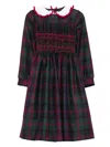 TARTAN SMOCKED DRESS