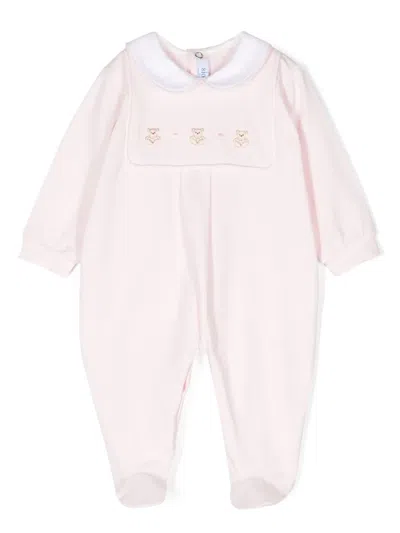 Siola Babies' Teddy-bear Pajamas In Pink