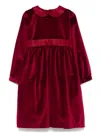 Siola Velvet Dress In Red