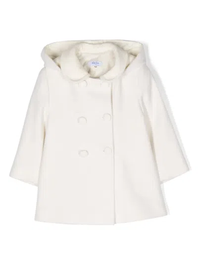 Siola Babies' Venezia Double-breasted Coat In White