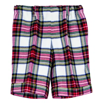 Siola Kids' Wool Bermuda In Rosso
