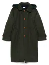 Siola Wool Coat In Green