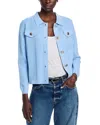 Sioni Button Front Jacket In Blue