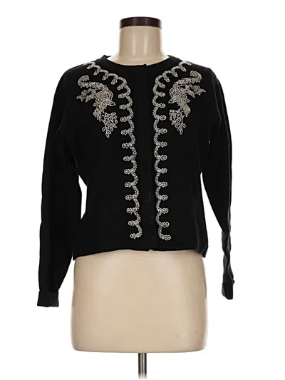 Pre-owned Sioni Cardigan Sweater In Black