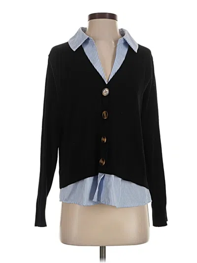 Pre-owned Sioni Cardigan Sweater In Black