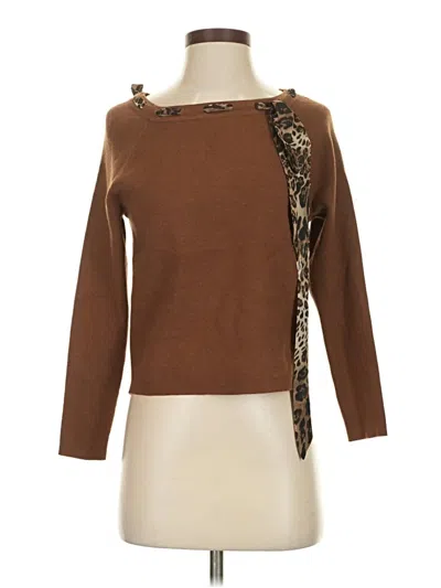 Pre-owned Sioni Cardigan Sweater In Brown