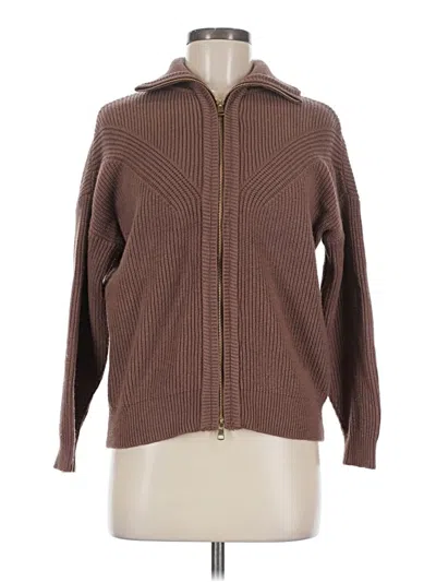 Pre-owned Sioni Cardigan Sweater In Brown