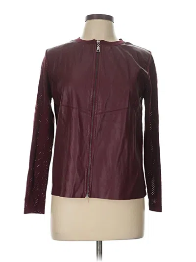 Pre-owned Sioni Cardigan Sweater In Burgundy
