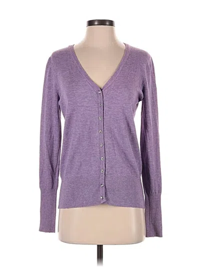 Pre-owned Sioni Cardigan Sweater In Purple