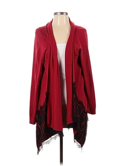 Pre-owned Sioni Cardigan Sweater In Red