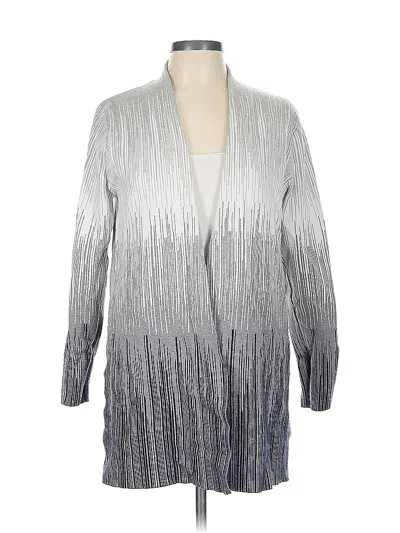 Pre-owned Sioni Cardigan Sweater In Silver
