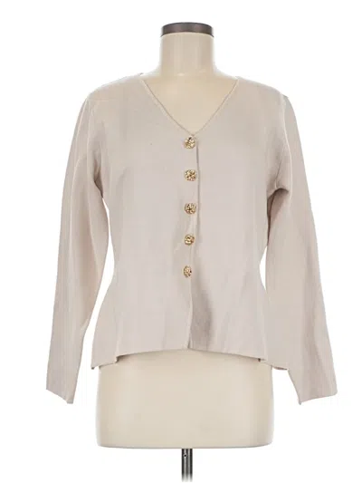 Pre-owned Sioni Cardigan Sweater In Tan