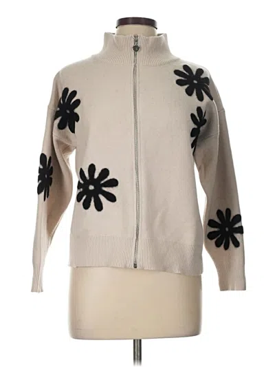 Pre-owned Sioni Cardigan Sweater In Tan