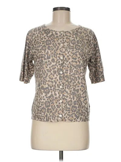 Pre-owned Sioni Cardigan Sweater In Tan