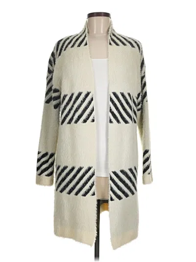 Pre-owned Sioni Cardigan Sweater In White