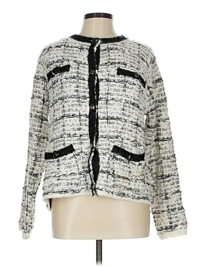 Pre-owned Sioni Cardigan Sweater In White