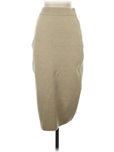 Pre-owned Sioni Casual Skirt In Tan
