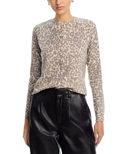 Sioni Cat Print Cardigan In Animal