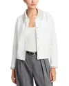 Sioni Embellished Sweater Jacket In White