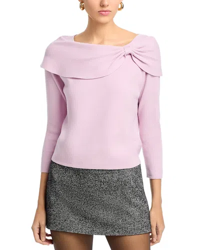 Sioni Emby Sweater In Heather Pink