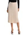 Sioni Faux Wrap Skirt In White