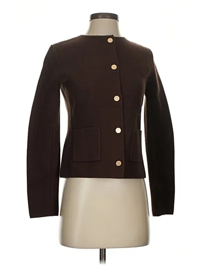 Pre-owned Sioni Jacket In Brown