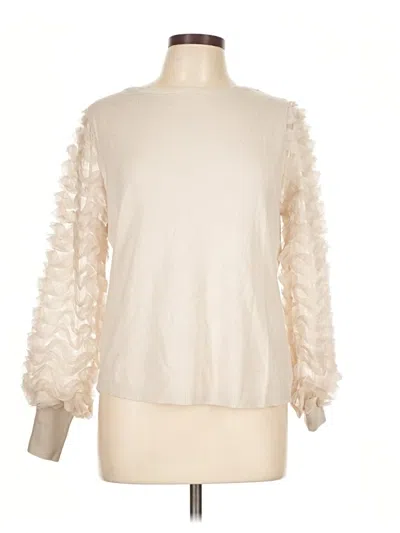 Sioni Long Sleeve Blouse In White