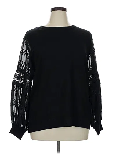 Pre-owned Sioni Long Sleeve T-shirt In Black