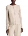 Sioni Mixed Media Jacket In Winter White