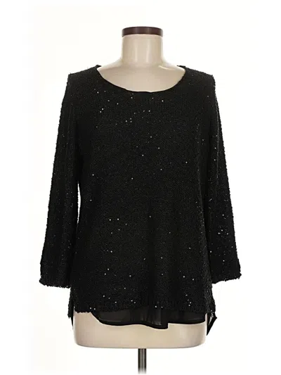 Pre-owned Sioni Pullover Sweater In Black