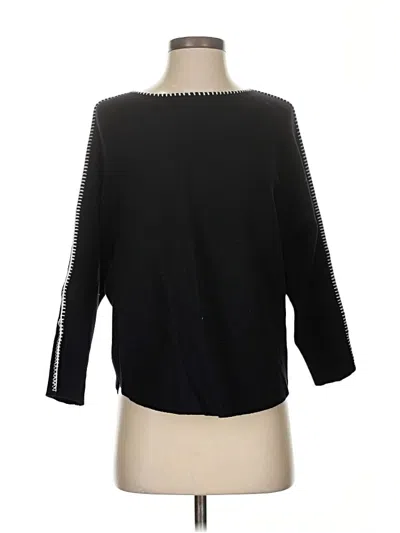 Pre-owned Sioni Pullover Sweater In Black