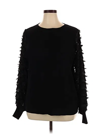 Pre-owned Sioni Pullover Sweater In Black
